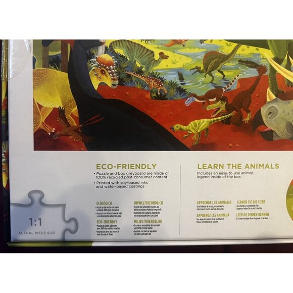 Thirty-Six Dinosaurs Puzzle, Crocodile Creek, 300 Pieces 20" x 27" Ages 8+ - Picture 8 of 9